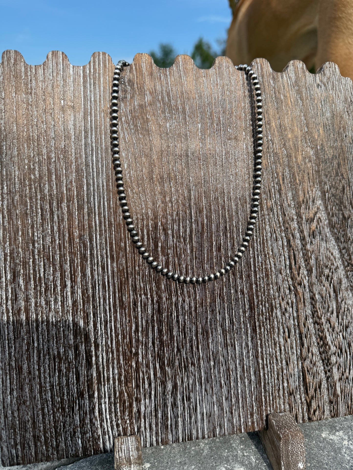4mm Navajo Pearl Necklace