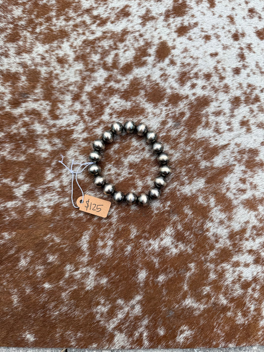 10mm Navajo Pearl Stretchy Bracelet