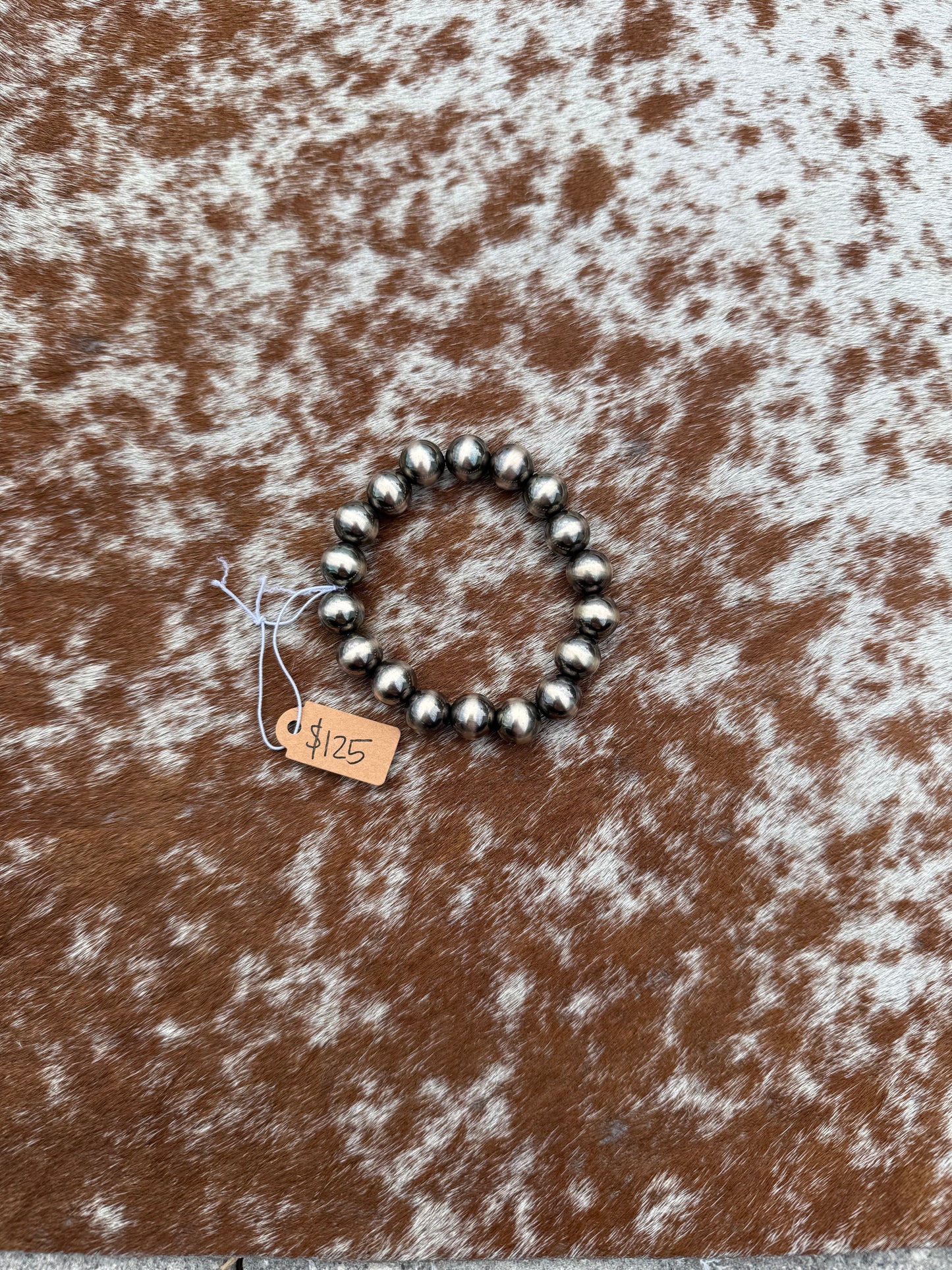 10mm Navajo Pearl Stretchy Bracelet